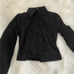 KHY Black Zip-Up Jacket